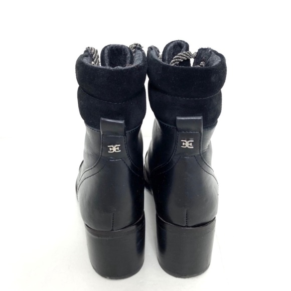 SAM Edelman Manchester Ankle Lace up Hiking Boot in Black Size 8 - Picture 10 of 11